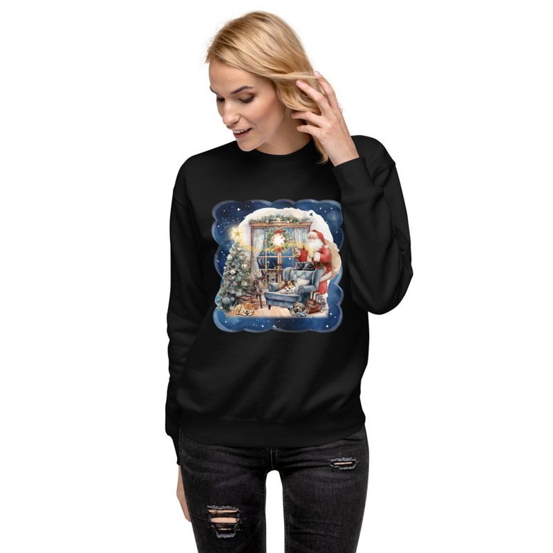 Santa's Visit unisex sweatshirt