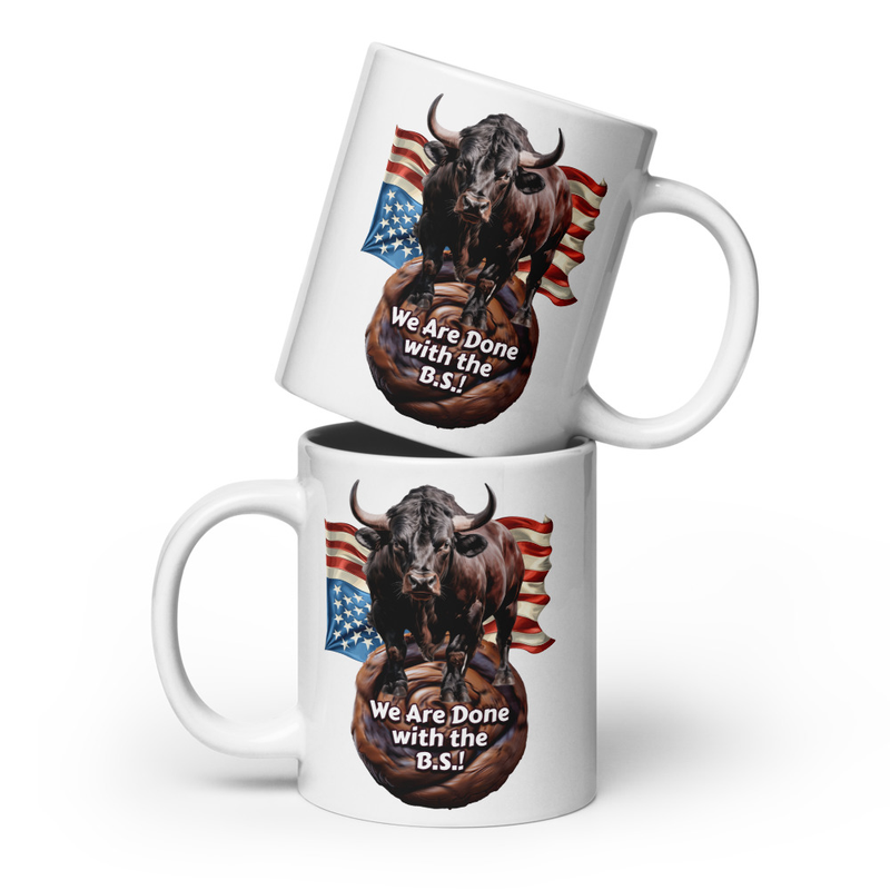 Done with BS USA glossy mug