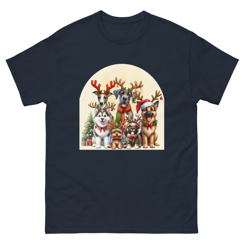 Dogs Christmas Love Unisex classic tee