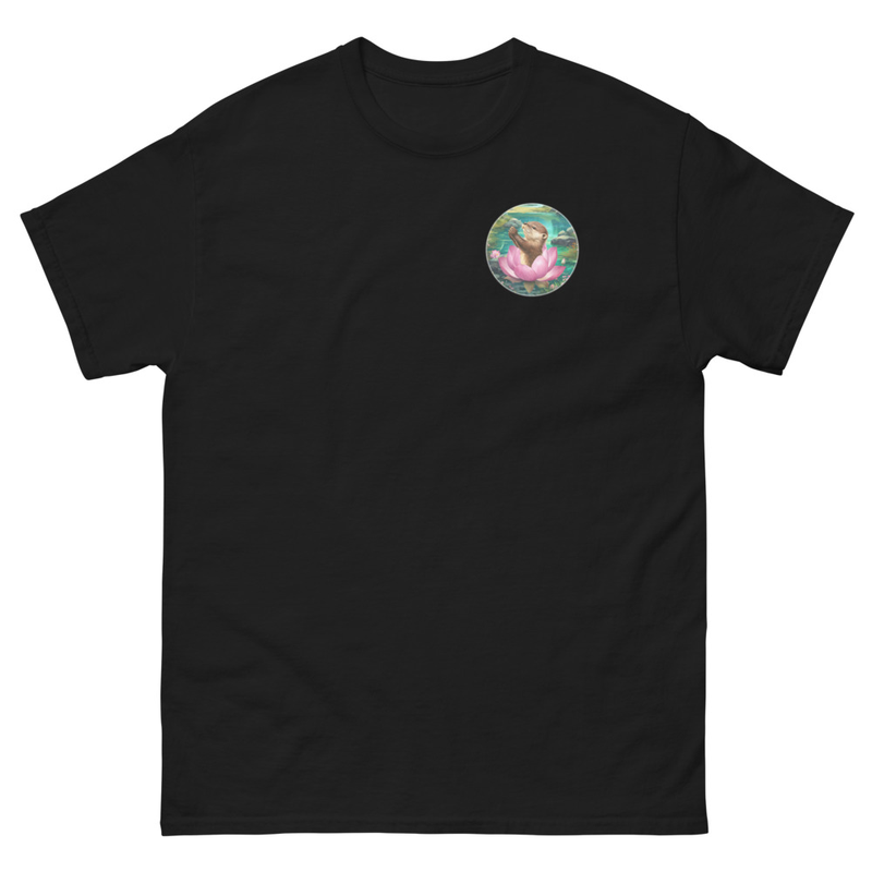 Otter Lotus unisex tee