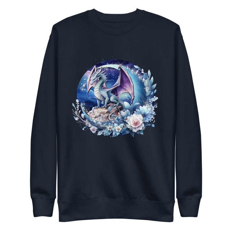 Dragon floral unisex sweatshirt