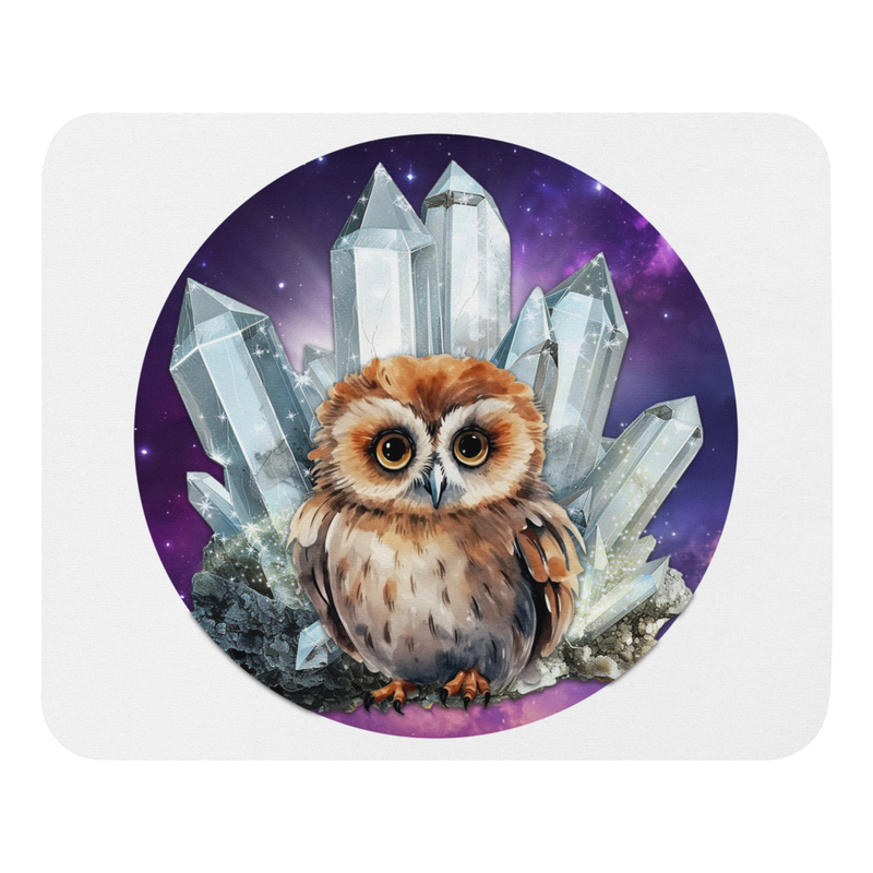 Owl Crystal  mouse pad