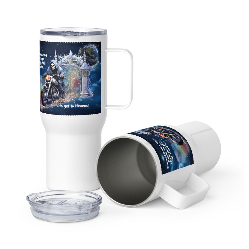 Hell on earth travel mug
