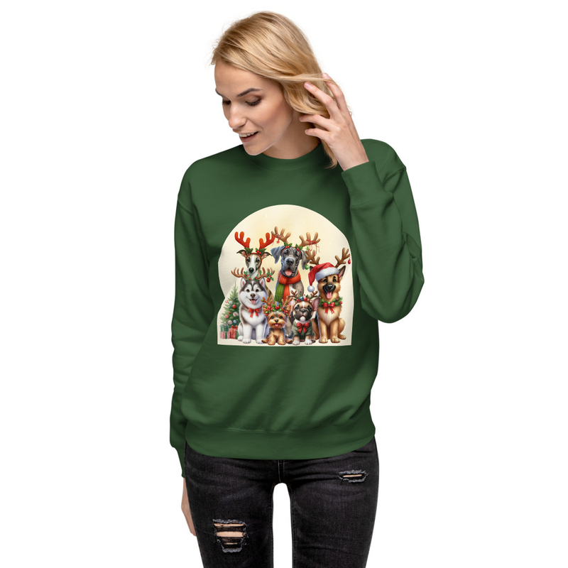 Dogs Christmas Love unisex sweatshirt