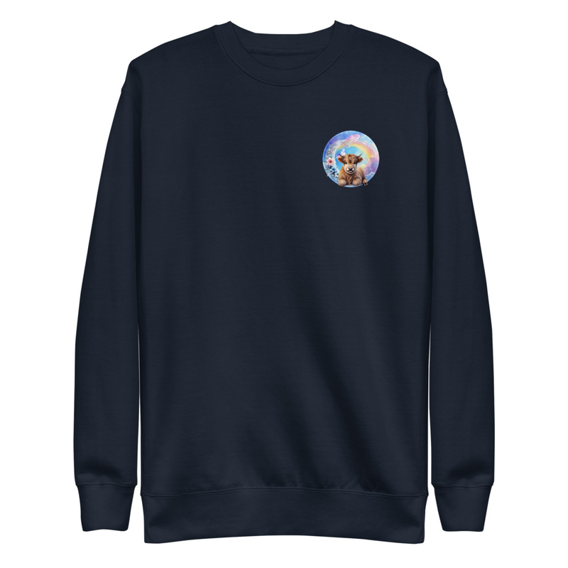Highland calf Emoji unisex sweatshirt