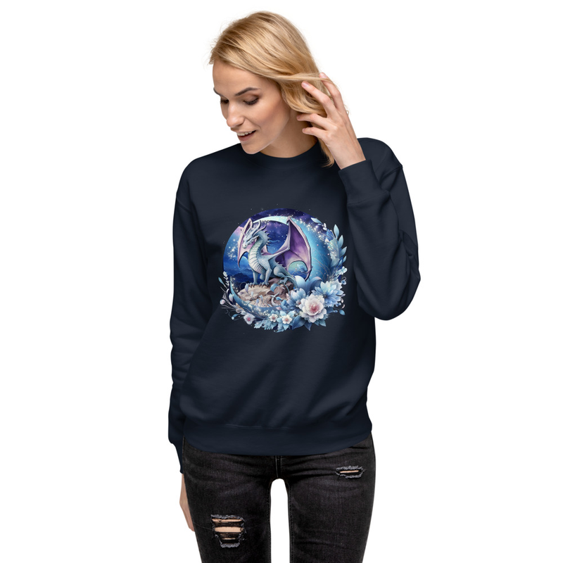 Floral Dragon unisex sweatshirt