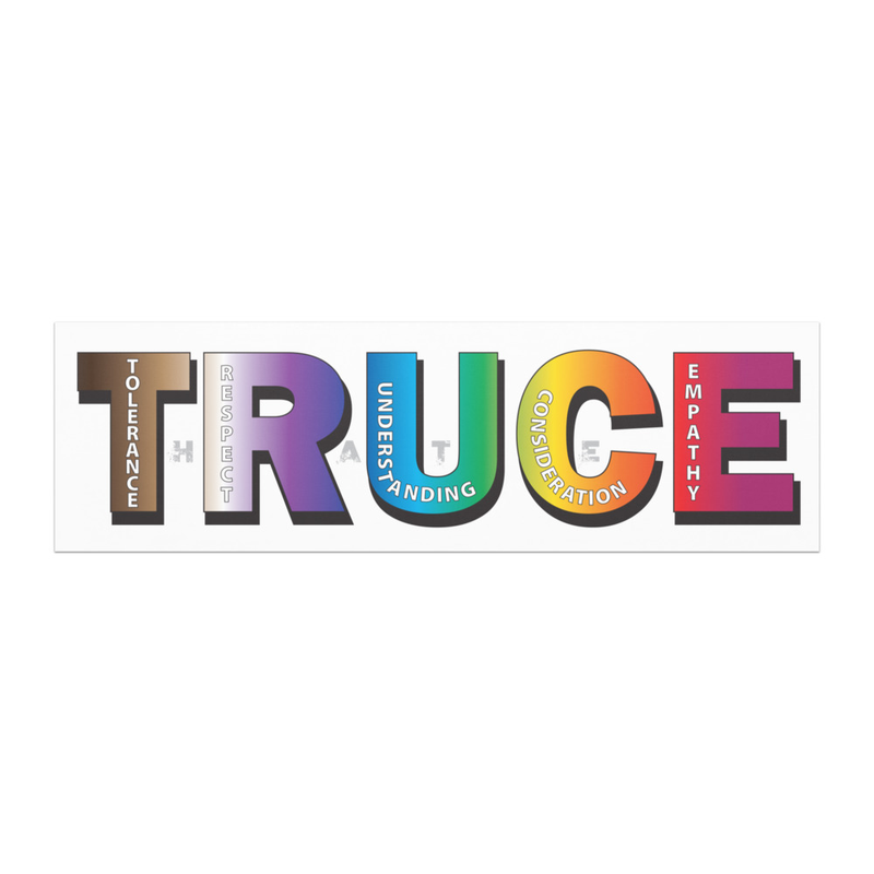 Truce against Hate Car magnets