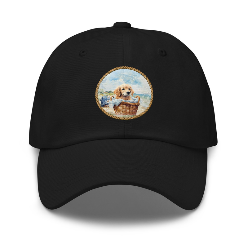 Golden Retriever puppy hat