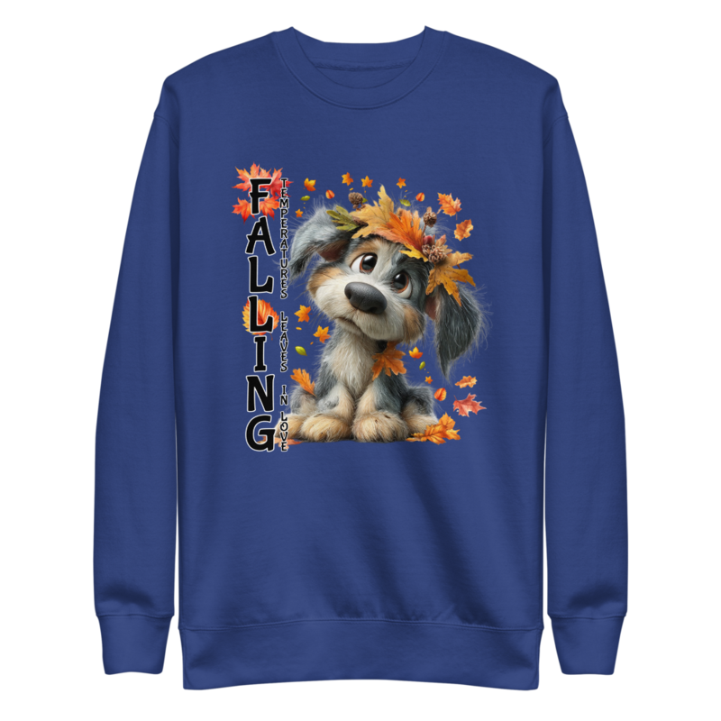 Falling Dog Unisex Premium Sweatshirt