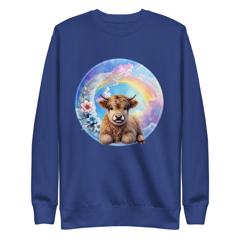Highland Calf unisex sweatshirt
