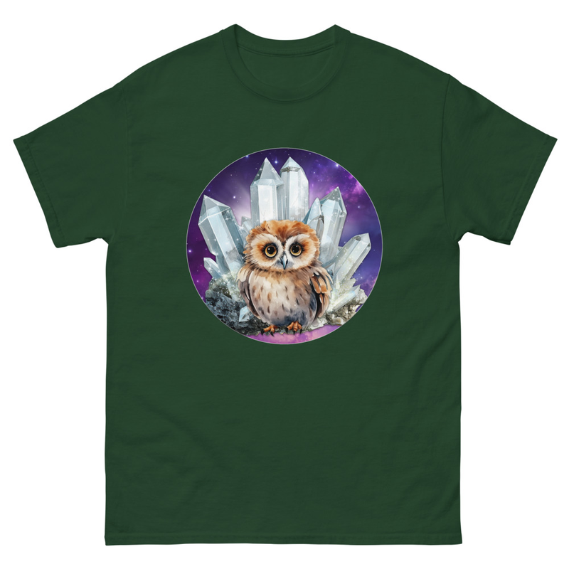Owl Crystal unisex tee