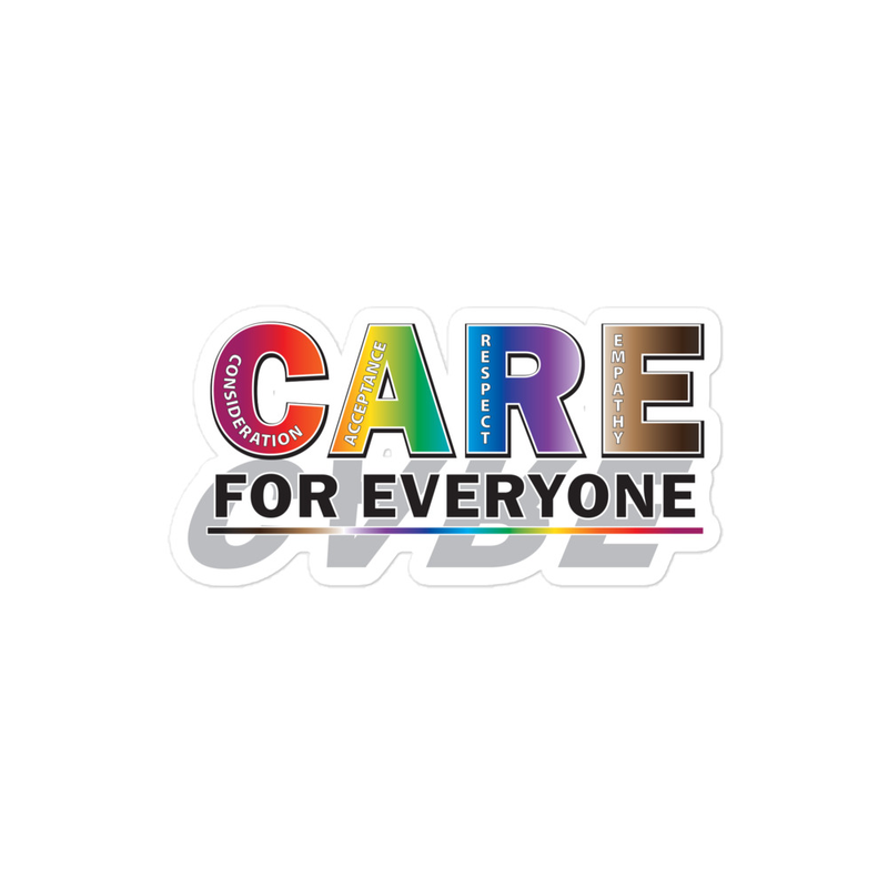 Care For Everyone Bubble-free stickers