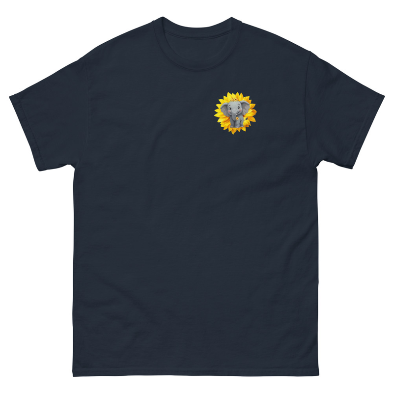 Sunflower Elephant emoji unisex tee