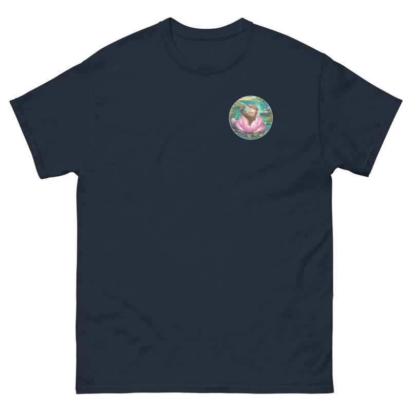 Otter Lotus unisex tee