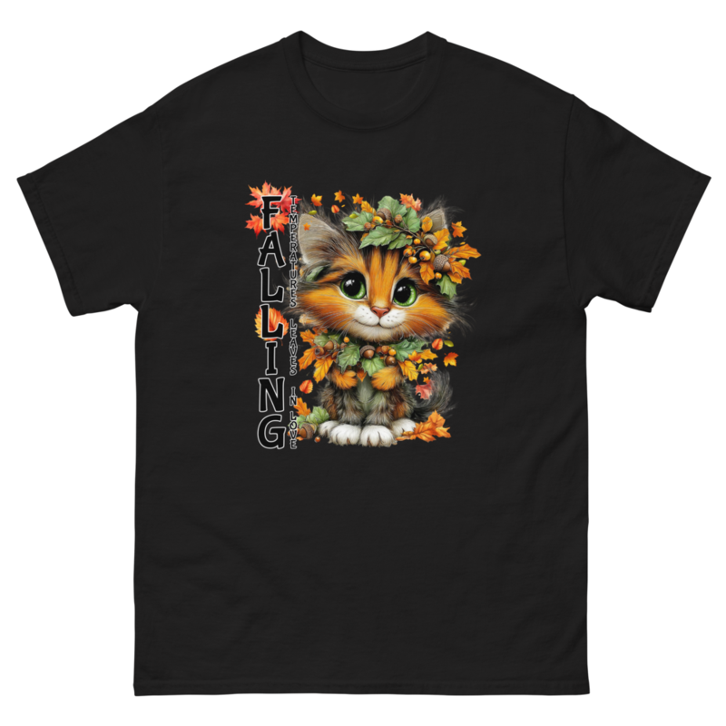 Falling cat unisex classic tee