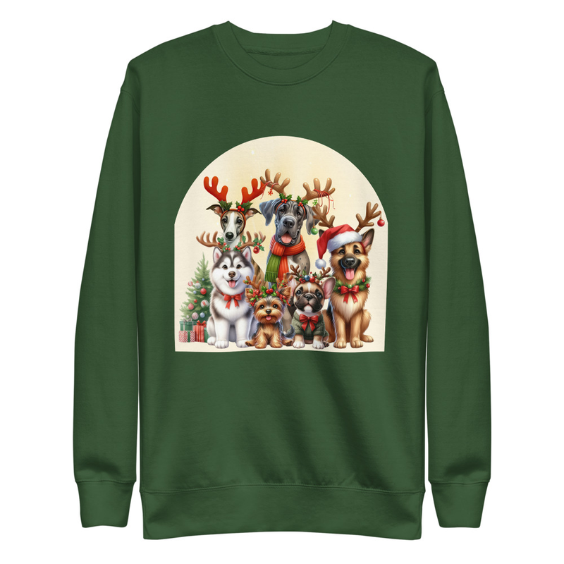 Dogs Christmas Love unisex sweatshirt