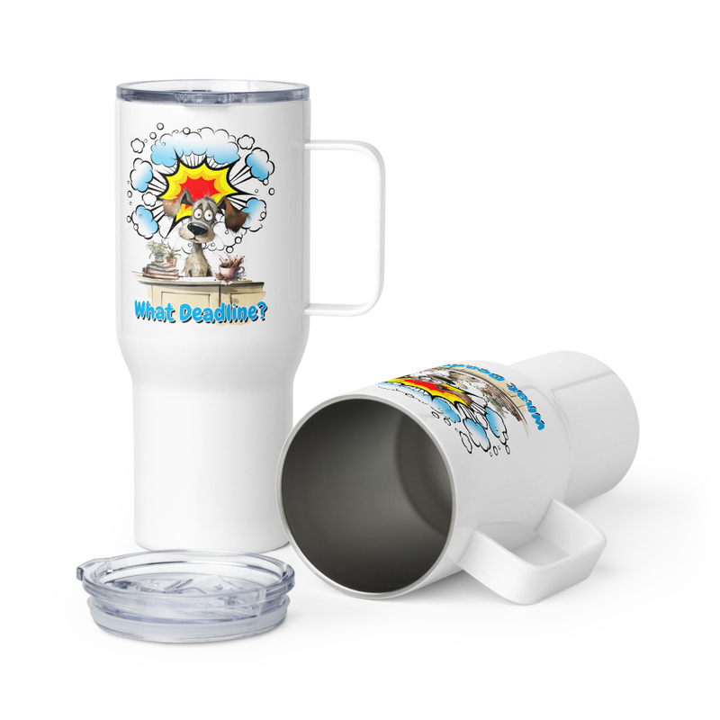 What Deadline dog travel mug