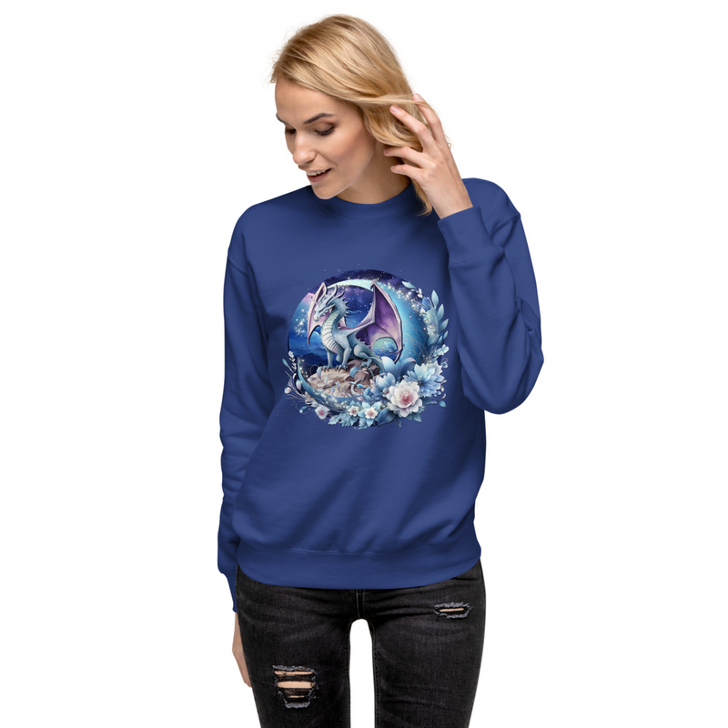 Floral Dragon unisex sweatshirt