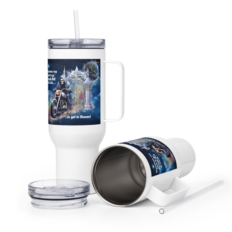 Hell on earth travel mug