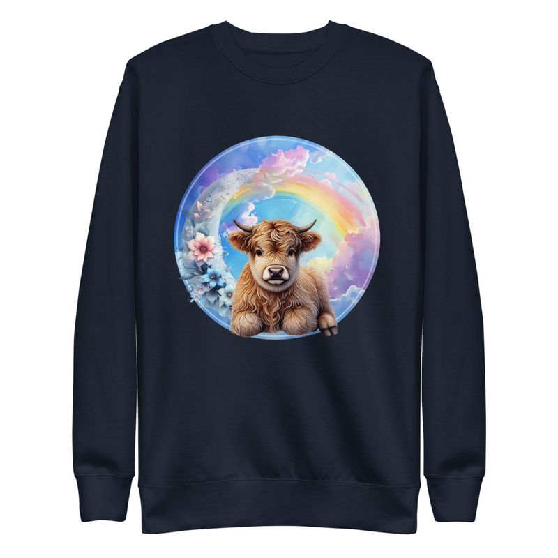 Highland Calf unisex sweatshirt