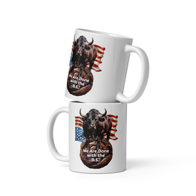 Done with BS USA glossy mug