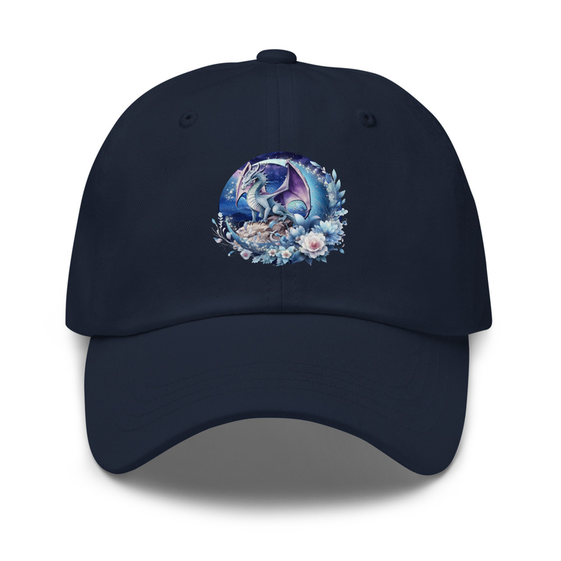 Floral dragon hat