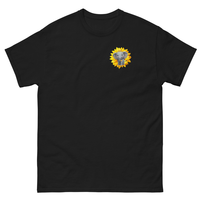 Sunflower Elephant emoji unisex tee