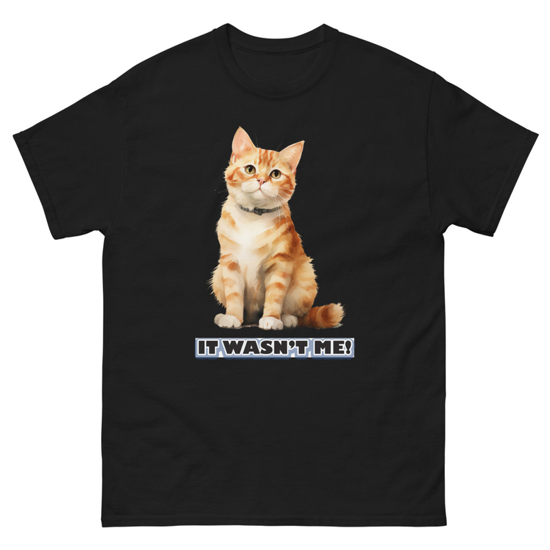 Cat It Wasn't Me unisex tee