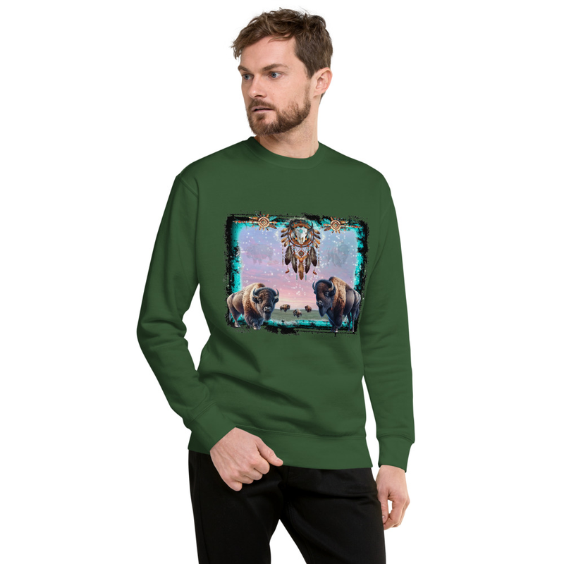 Bison Unisex Premium Sweatshirt