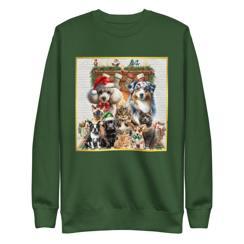 Christmas Pets Unisex Sweatshirt