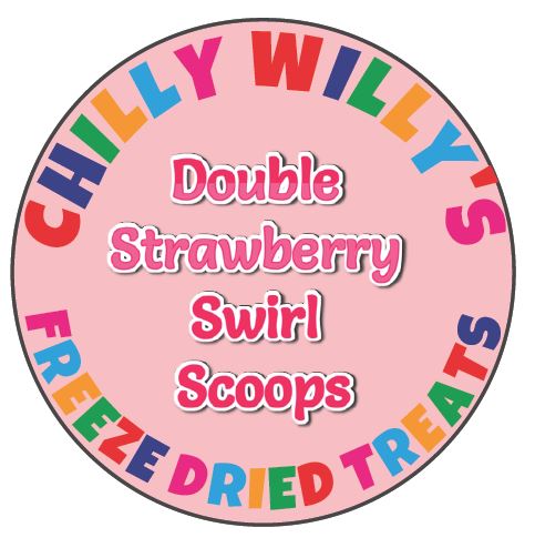 Double Strawberry Swirl Scoops 