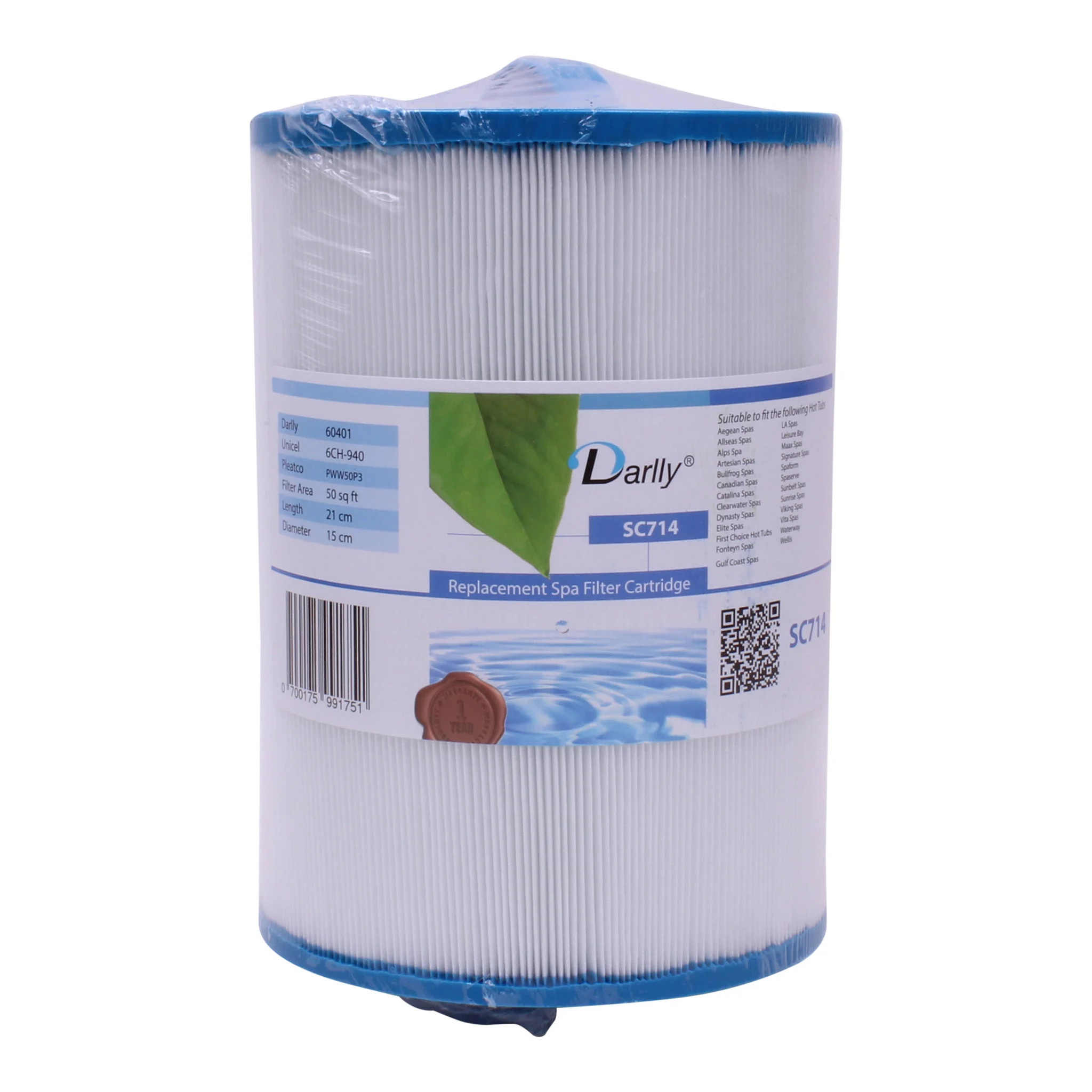 Filtravimo kasetė VIAN SC714 Darlly (210mm)