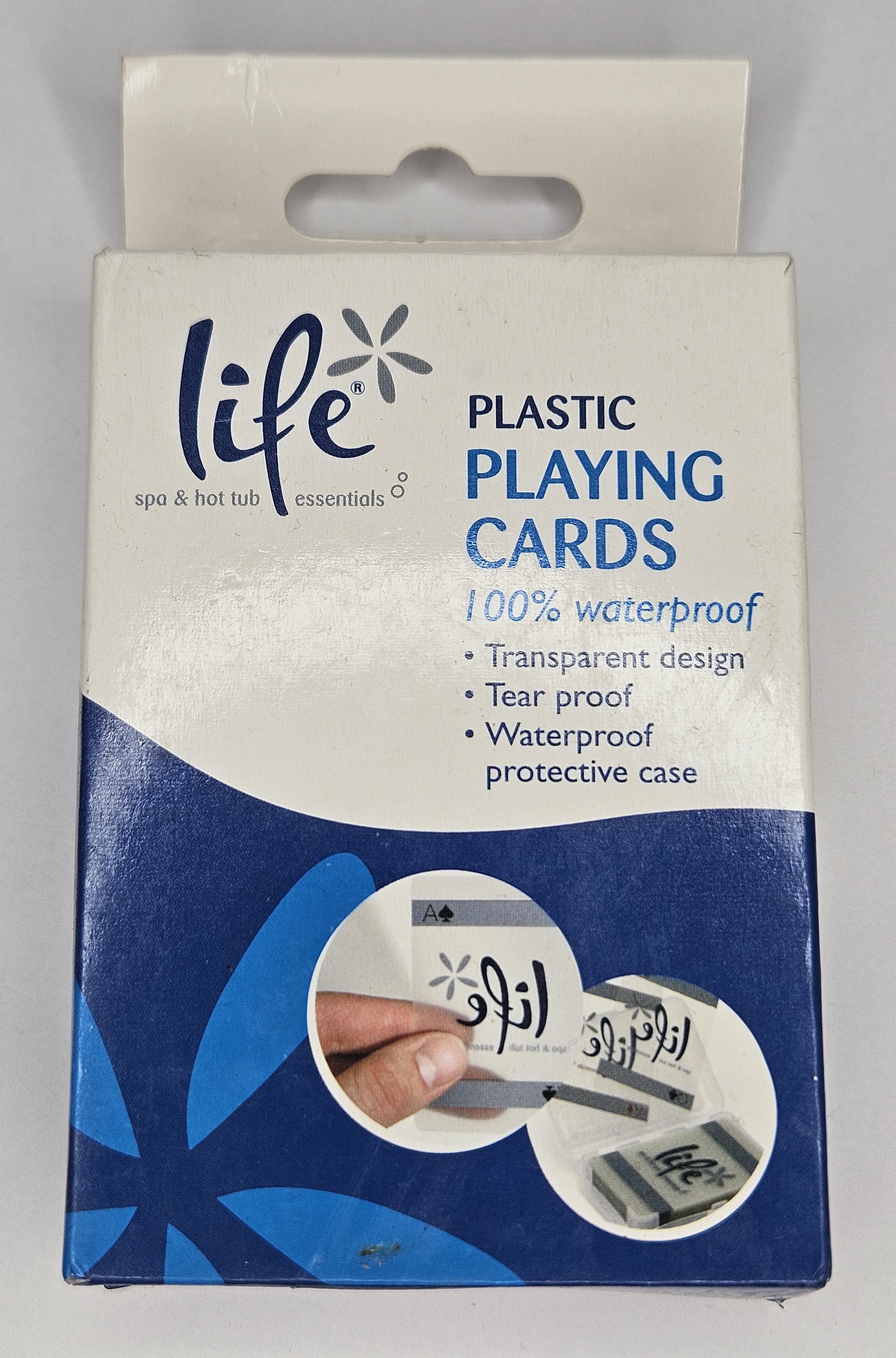 Waterproof playing cards (kortos)
