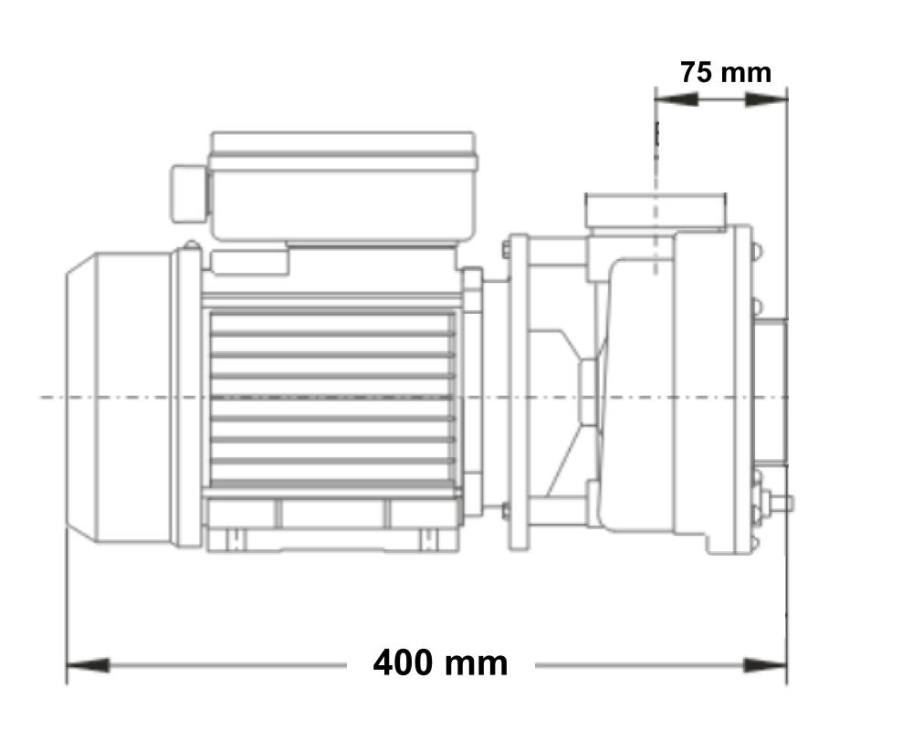 LX Whirlpool LP300 vieno greičio siurblys