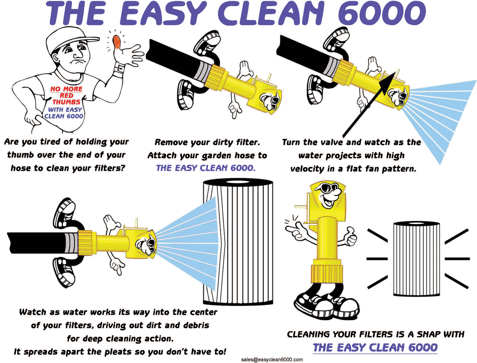 EASYCLEAN 6000 Filtrų valytuvas