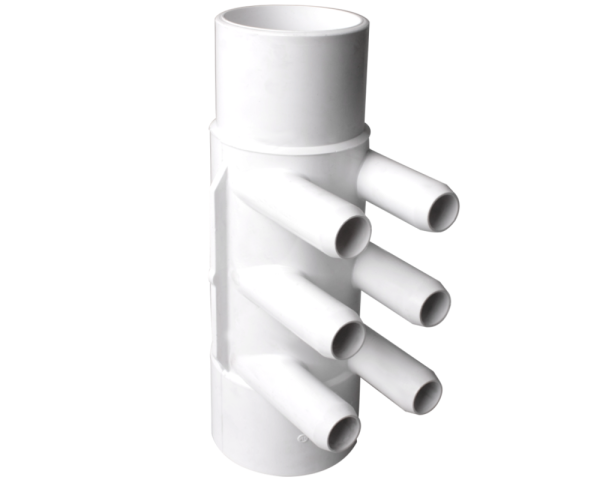 2" M/F kolektorius, 6 išėjimai 3/4" M+ švelnus