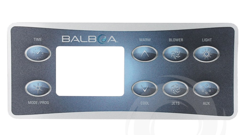 Balboa VL801D 8 mygtukų lipdukas (1p + oras + aux)