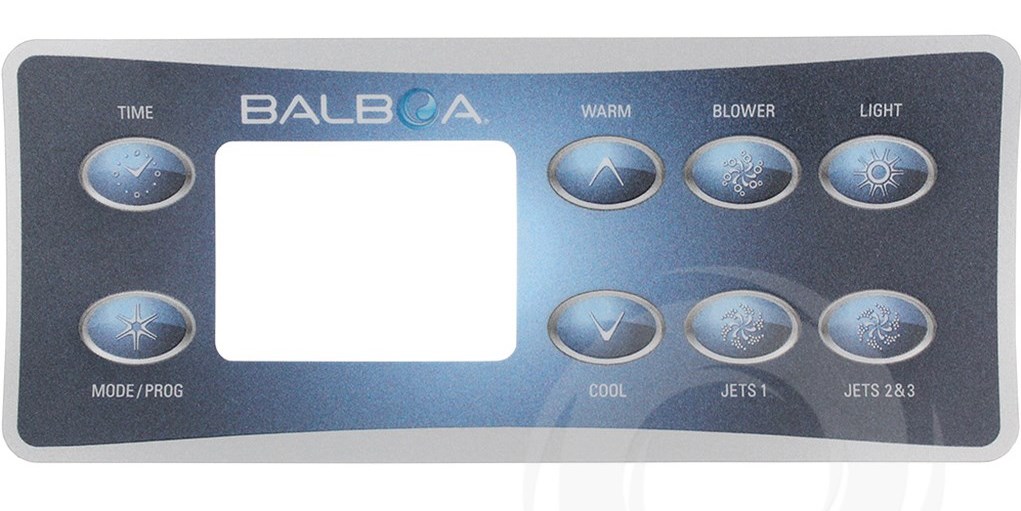 Balboa VL801D 8 mygtukų lipdukas (3p + oras)