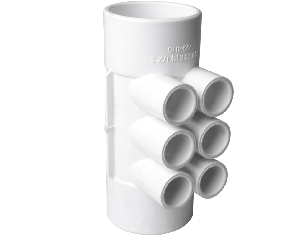 Kolektorius 2" F/F , 6 išėjimai 1/2" F