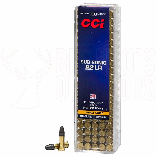 CCI Sub-Sonic HP .22LR