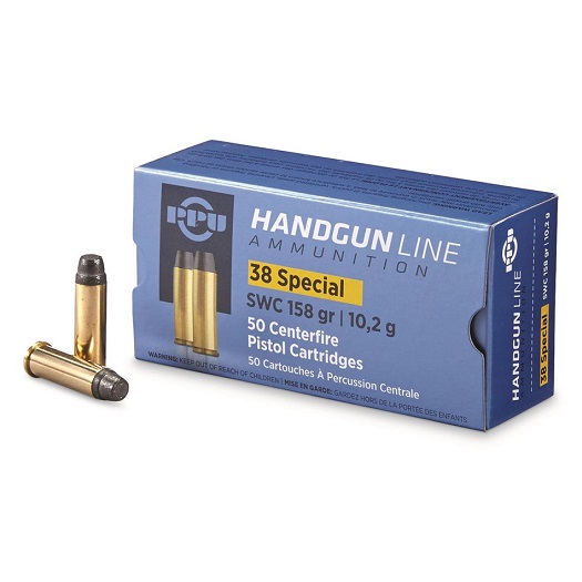 PPU .38 SPECIAL  LSWC 158g