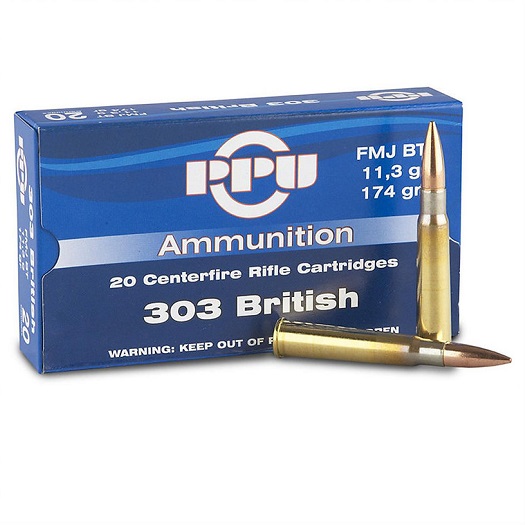 PPU .303 BRITISH FMJ BT 174g