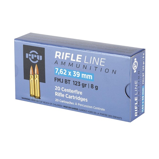 PPU 7.62 x 39 FMJ 123g