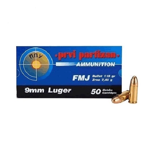 PPU 9mm LUGER FMJ 115g