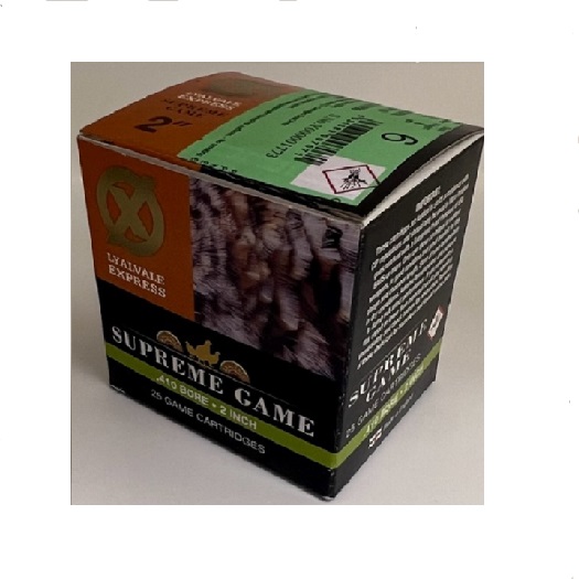Lyalvale .410 Bore Fibre 8 Gram No 6 Shot
