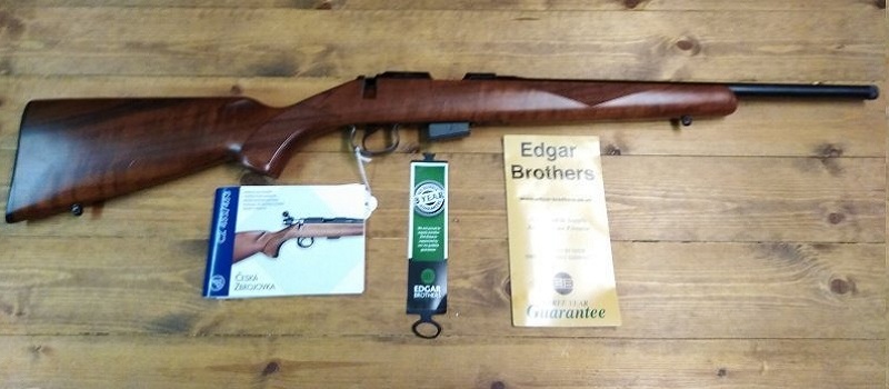NEW R/H CZ 452 AMERICAN .17HMR RIFLE