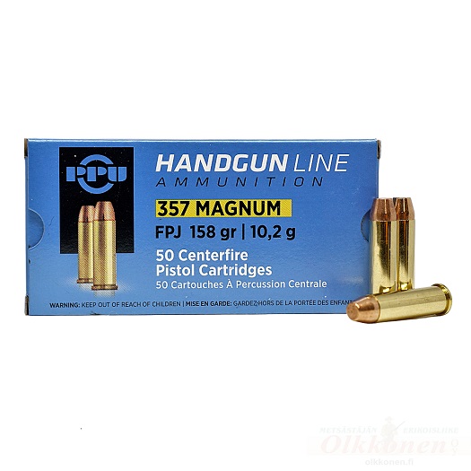 PPU .357 MAGNUM FPJ 158g