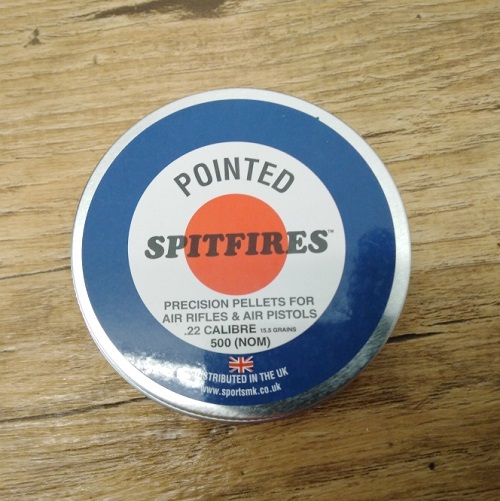 SMK SPITFIRE POINTED PELLETS .22