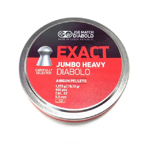 JSB EXACT JUMBO HEAVY PELLETS .22