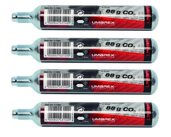UMAREX 88 GRAM CO2 THREADED CARTRIDGE X 1